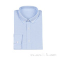 BIG SALE Camisa Oxford tejida para hombre